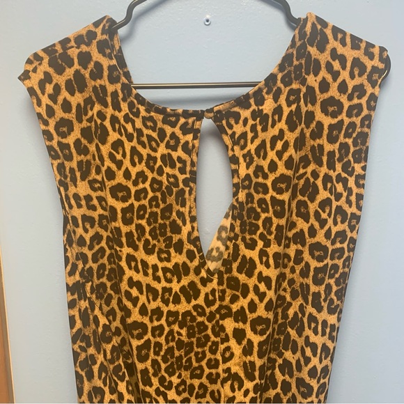 ‼️SALE‼️Torrid Black Leopard Studio Knit Surplice Romper NWT New 6X - Picture 5 of 7